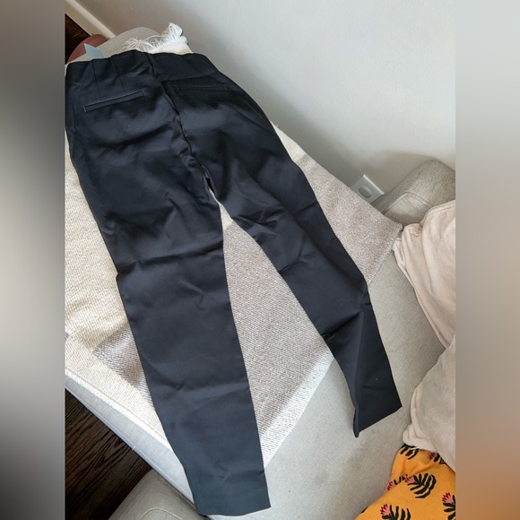 NWT LOFT women’s high waist side zip skinny pants | 8 PETITE | Coal Grey - Picture 3 of 5